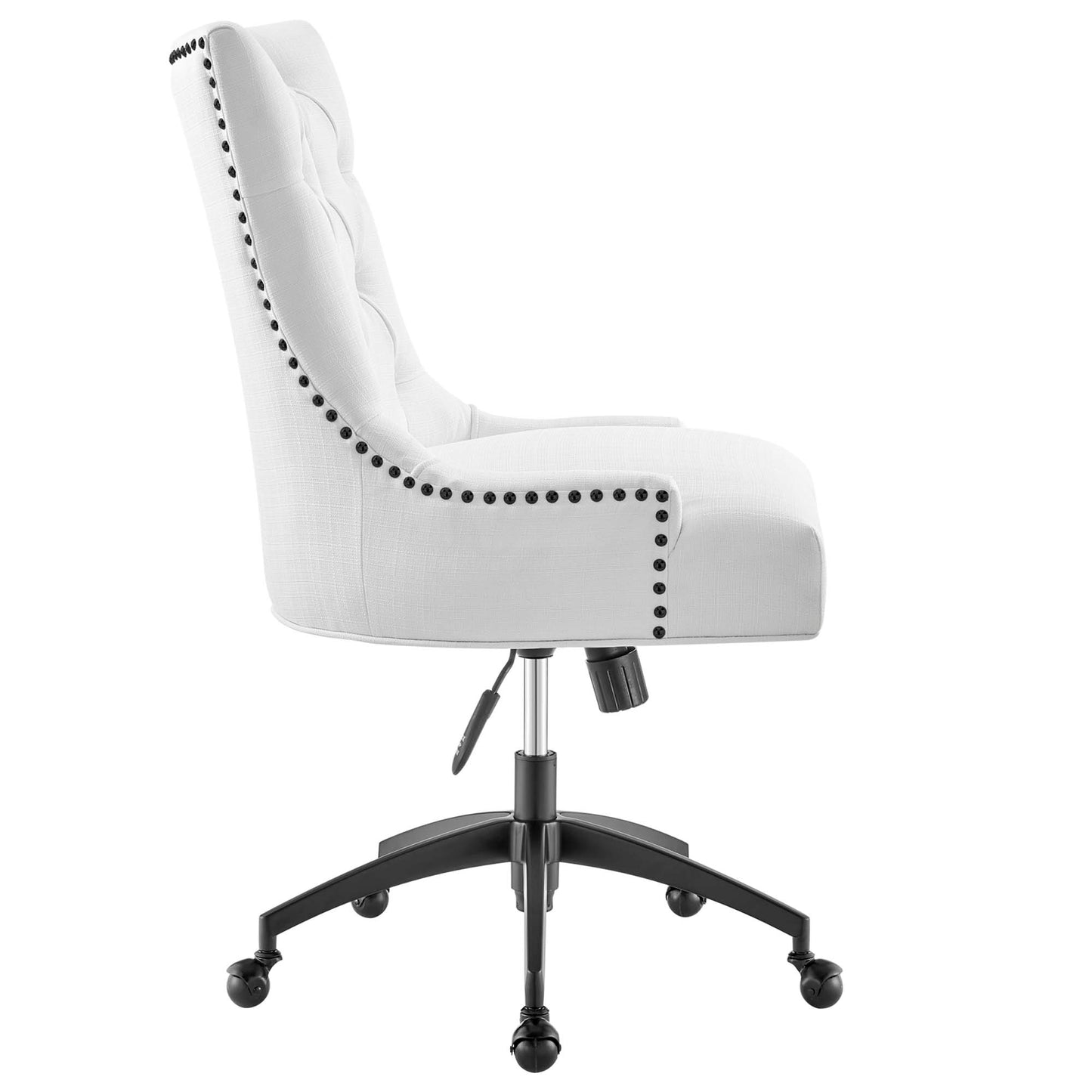 Modway Outlet Regent Tufted Fabric Office Chair by Modway  Office Furniture Furniture Black White - EEI-4572-BLK-WHI