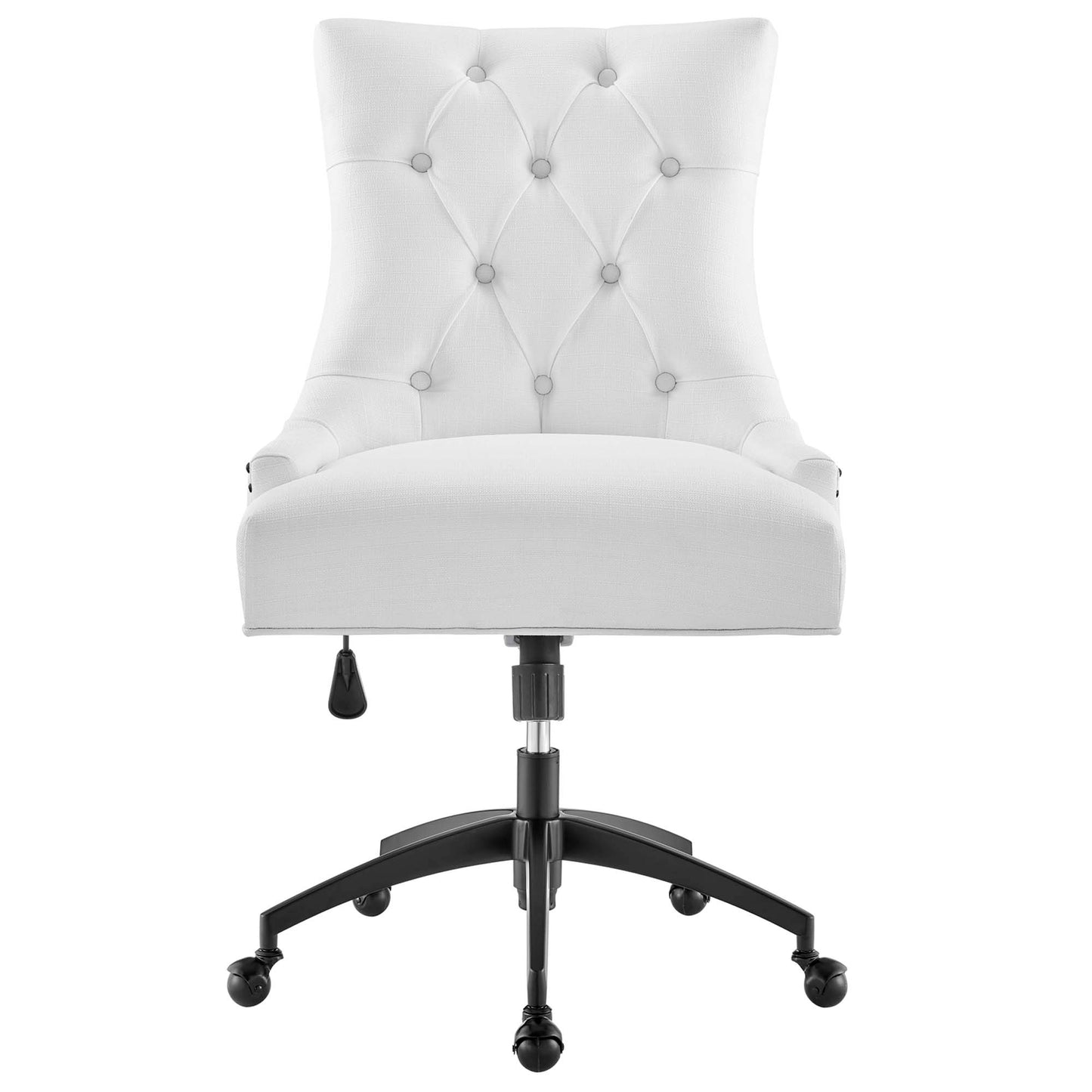 Modway Outlet Regent Tufted Fabric Office Chair by Modway  Office Furniture Furniture Black White - EEI-4572-BLK-WHI