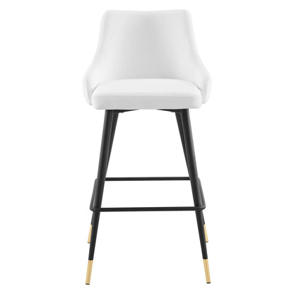 Modway Outlet Adorn Performance Velvet Bar Stool Set of 2 by Modway  Bar and Dining Furniture White - EEI-4595-WHI