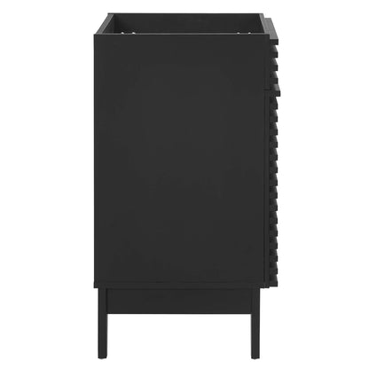 Modway - Render 24" Bathroom Vanity Cabinet (Sink Basin Not Included) by Modway  Bathroom Vanities Black - EEI-4598-BLK