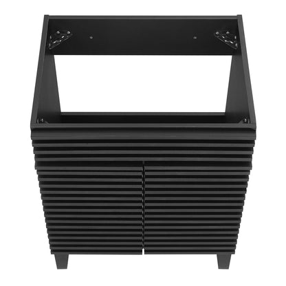 Modway - Render 24" Bathroom Vanity Cabinet (Sink Basin Not Included) by Modway  Bathroom Vanities Black - EEI-4598-BLK