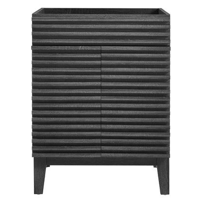 Modway Outlet Render 24" Bathroom Vanity Cabinet (Sink Basin Not Included) by Modway  Bathroom Furniture Charcoal - EEI-4598-CHA