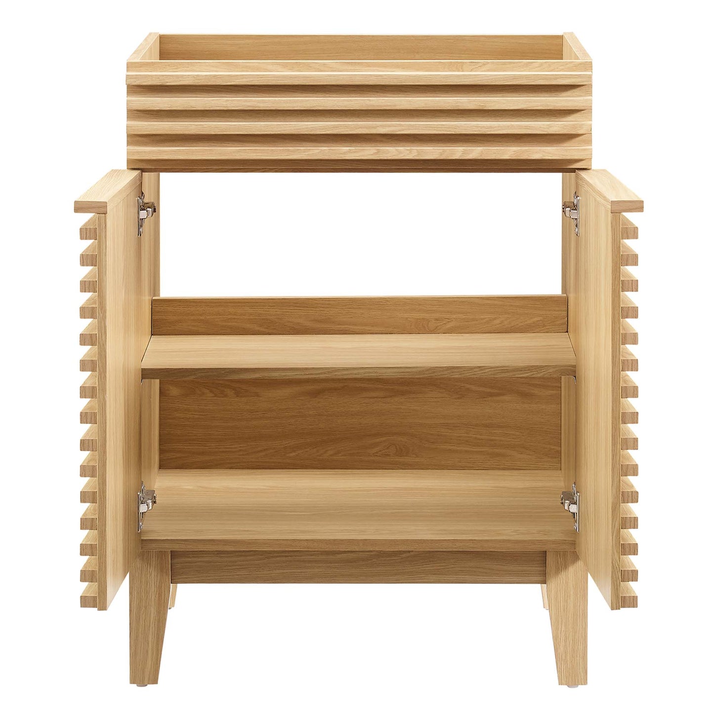 Modway - Render 24" Bathroom Vanity Cabinet (Sink Basin Not Included) by Modway  Bathroom Vanities Brown - EEI-4598-OAK