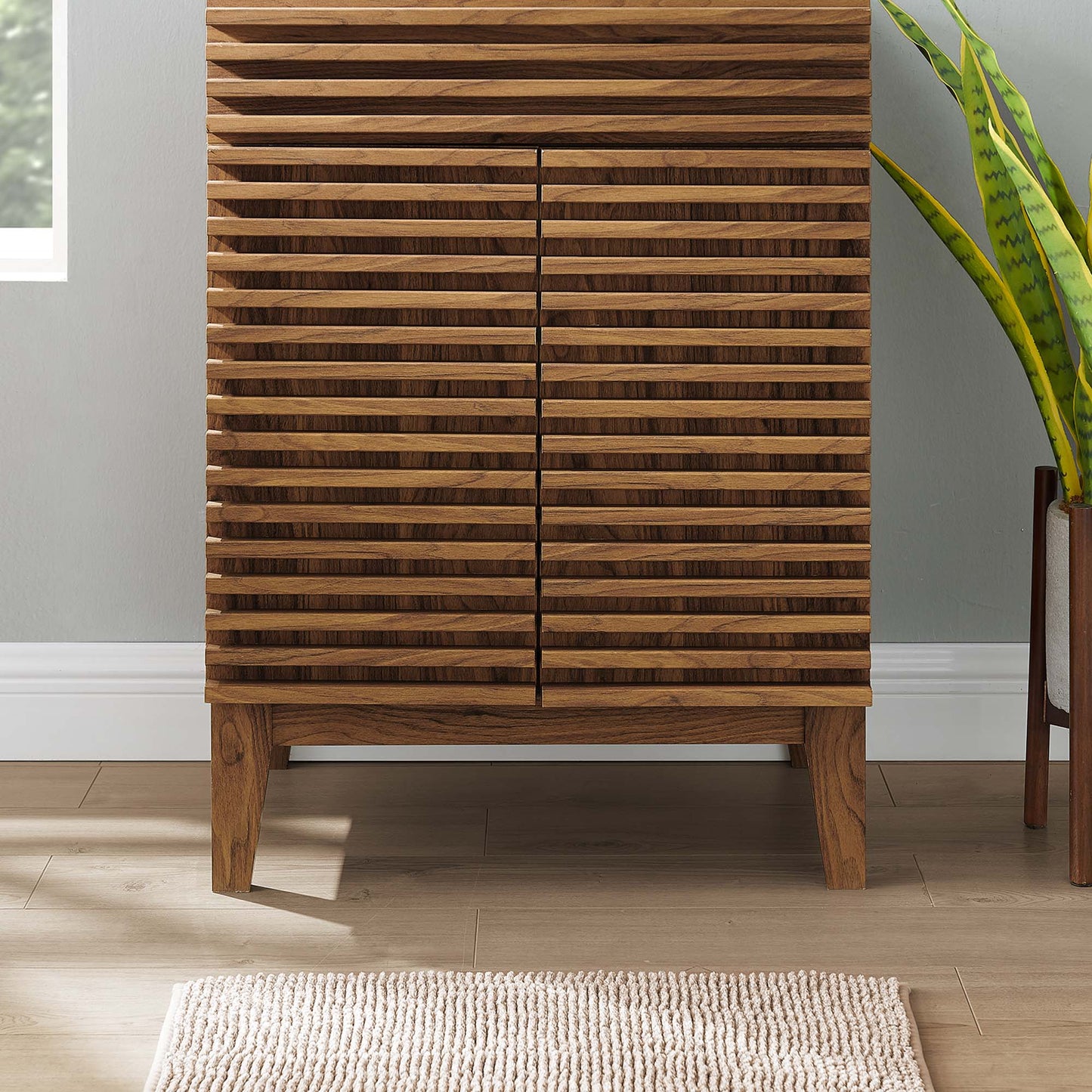 Modway - Render 24" Bathroom Vanity Cabinet (Sink Basin Not Included) by Modway  Bathroom Vanities Brown - EEI-4598-WAL