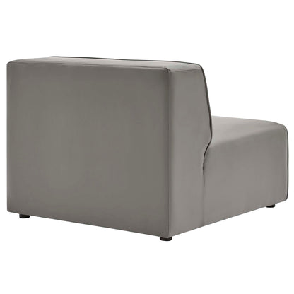 Modway - Mingle Vegan Leather Armless Chair by Modway  Living Room Sofas and Armchairs Gray - EEI-4623-GRY