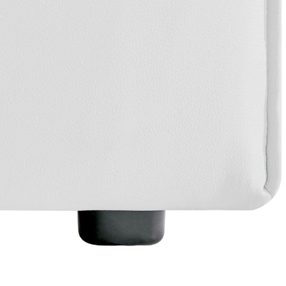 Modway - Mingle Vegan Leather Armless Chair by Modway  Living Room Sofas and Armchairs White - EEI-4623-WHI