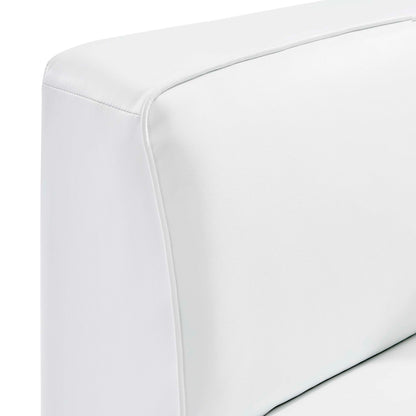 Modway - Mingle Vegan Leather Corner Chair by Modway  Living Room Sofas and Armchairs White - EEI-4625-WHI