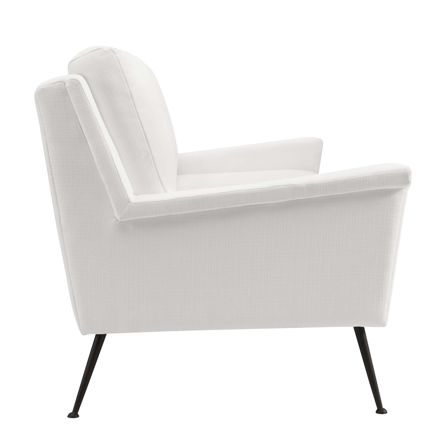 Modway Outlet Chesapeake Fabric Sofa by Modway  Living Room Furniture Black White - EEI-4628-BLK-WHI