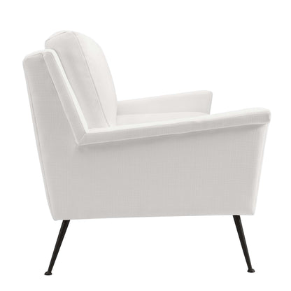 Modway Outlet Chesapeake Fabric Sofa by Modway  Living Room Furniture Black White - EEI-4628-BLK-WHI