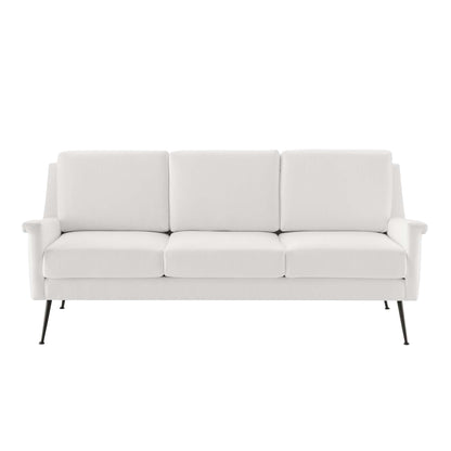 Modway Outlet Chesapeake Fabric Sofa by Modway  Living Room Furniture Black White - EEI-4628-BLK-WHI