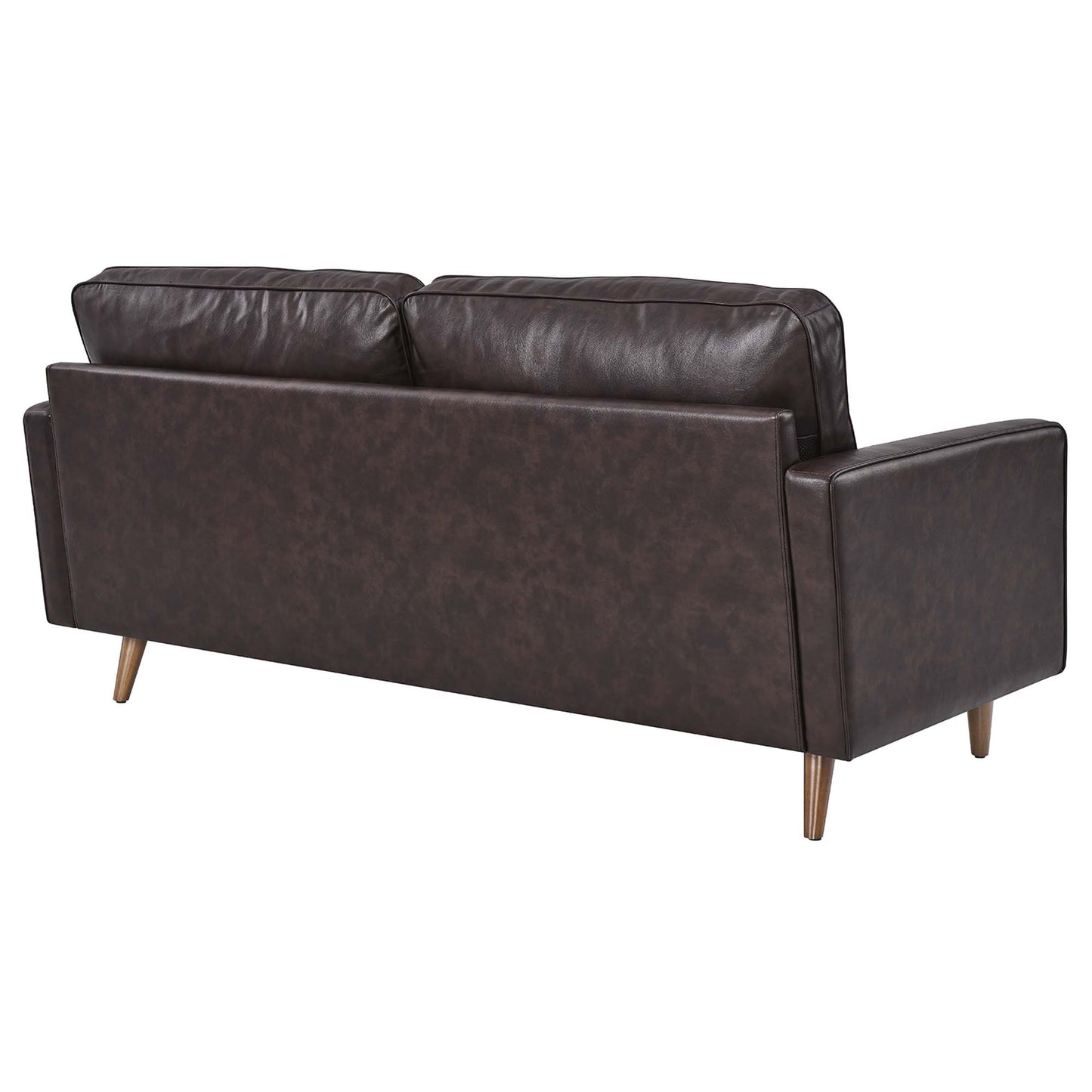 Modway Outlet Valour Leather Sofa by Modway  Living Room Furniture Brown - EEI-4633-BRN