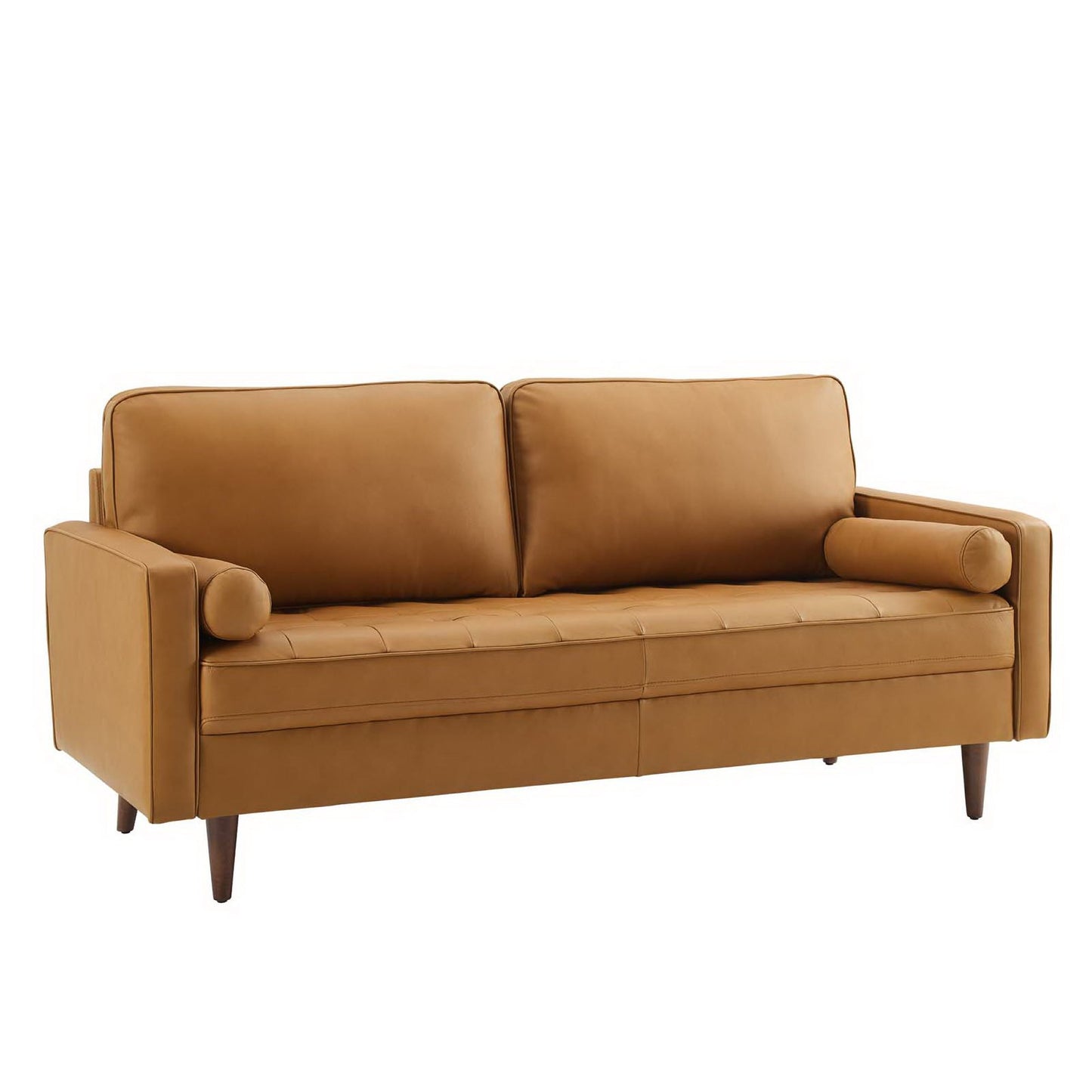 Modway Outlet Valour Leather Sofa by Modway  Living Room Furniture Tan - EEI-4633-TAN