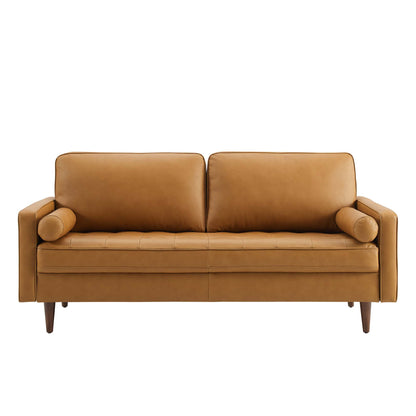 Modway Outlet Valour Leather Sofa by Modway  Living Room Furniture Tan - EEI-4633-TAN