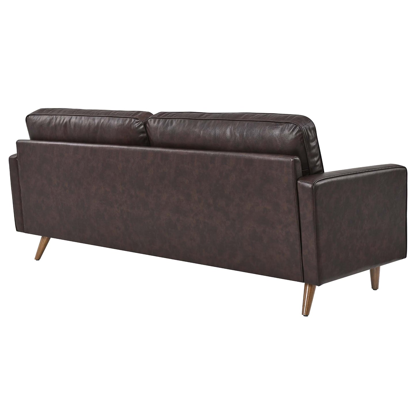 Modway Outlet Valour 81" Leather Sofa by Modway  Living Room Furniture Brown - EEI-4634-BRN