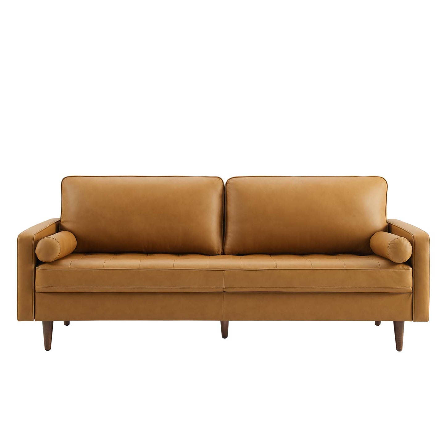 Modway Outlet Valour 81" Leather Sofa by Modway  Living Room Furniture Tan - EEI-4634-TAN