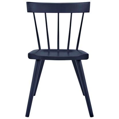 Modway Outlet Sutter Wood Dining Side Chair by Modway  Bar and Dining Furniture Midnight Blue - EEI-4650-MID