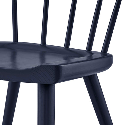 Modway Outlet Sutter Wood Dining Side Chair by Modway  Bar and Dining Furniture Midnight Blue - EEI-4650-MID