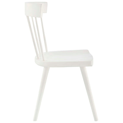 Modway Outlet Sutter Wood Dining Side Chair by Modway  Bar and Dining Furniture White - EEI-4650-WHI