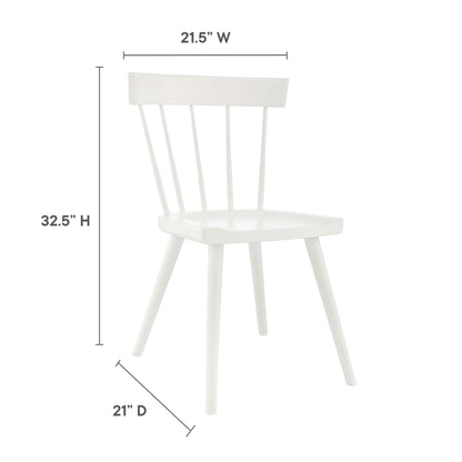 Modway Outlet Sutter Wood Dining Side Chair by Modway  Bar and Dining Furniture White - EEI-4650-WHI
