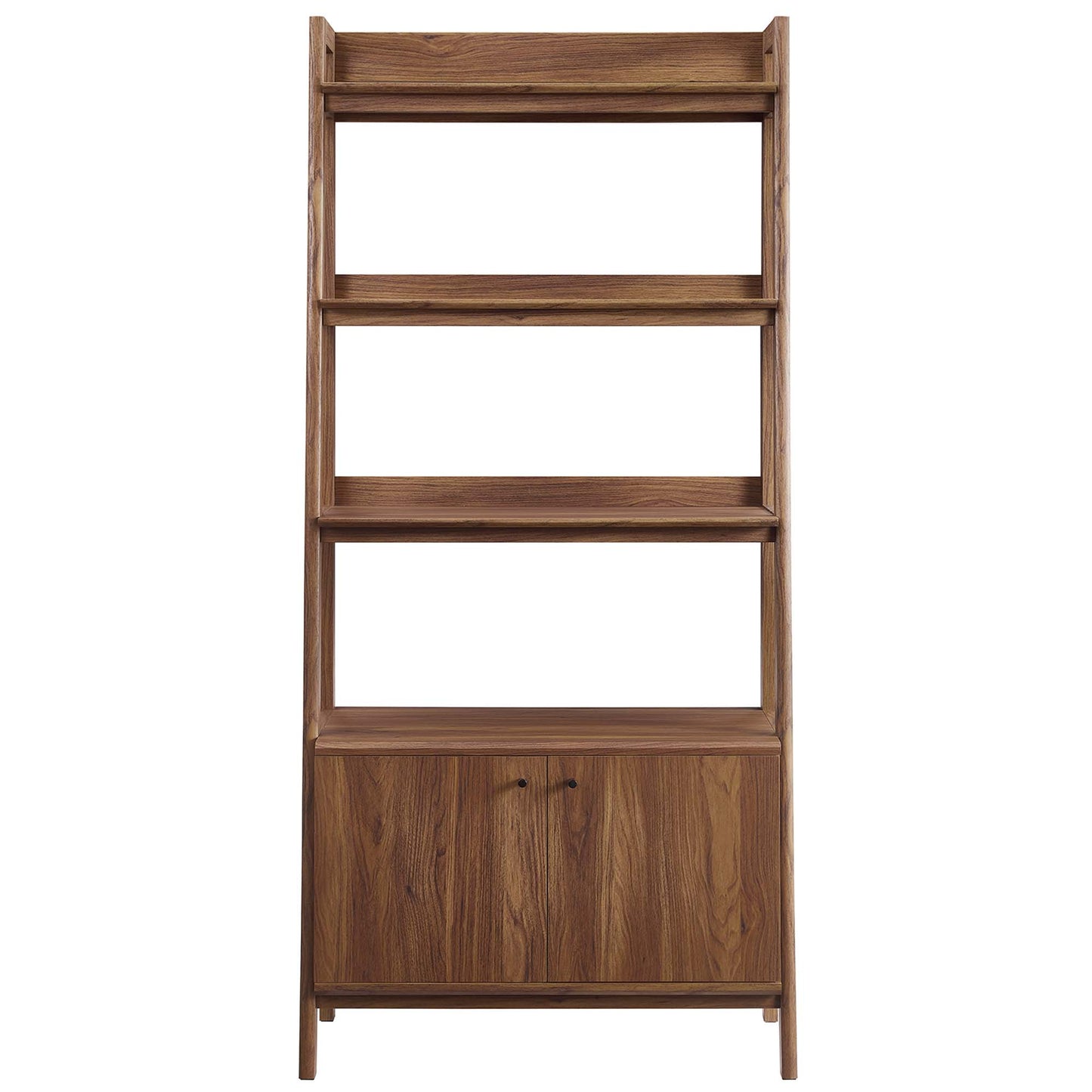 Modway - Bixby 33" Bookshelf by Modway  Living Room Decor Brown - EEI-4656-WAL