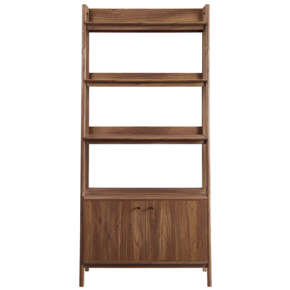 Modway - Bixby 33" Bookshelf by Modway  Living Room Decor Brown - EEI-4656-WAL