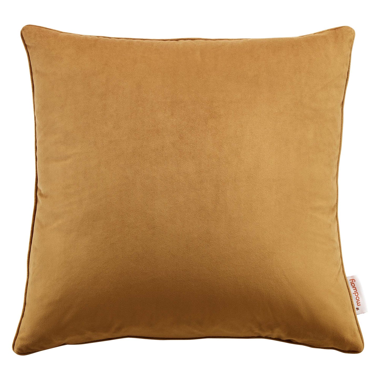 Modway Outlet Enhance 18" Performance Velvet Throw Pillow by Modway  Living Room Pillow Cognac - EEI-4697-COG