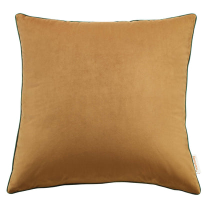 Modway Outlet Accentuate 20" Performance Velvet Throw Pillow by Modway  Living Room Pillow Cognac Green - EEI-4700-COG-GRN