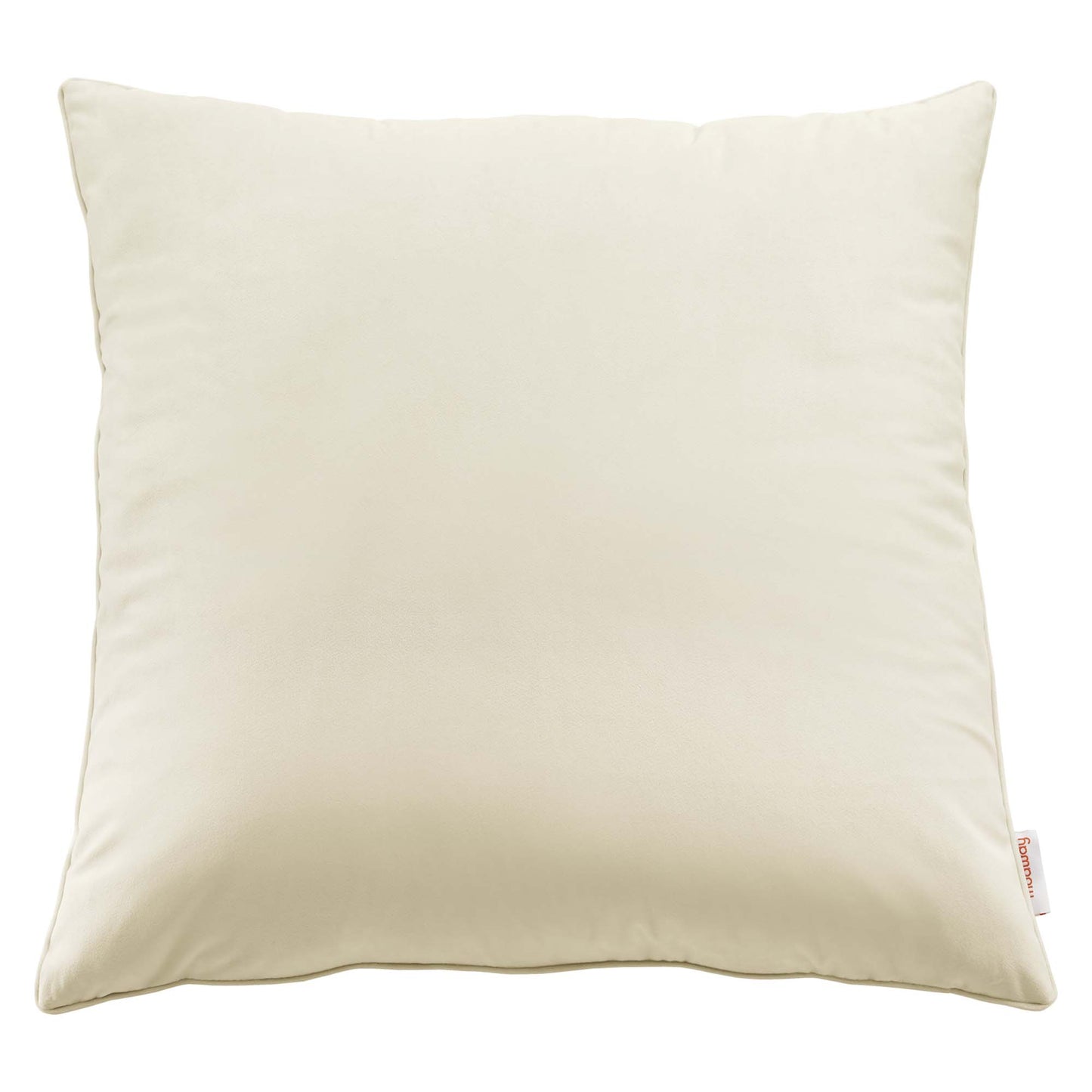 Modway Outlet Enhance 24" Performance Velvet Throw Pillow by Modway  Living Room Pillow Ivory - EEI-4701-IVO