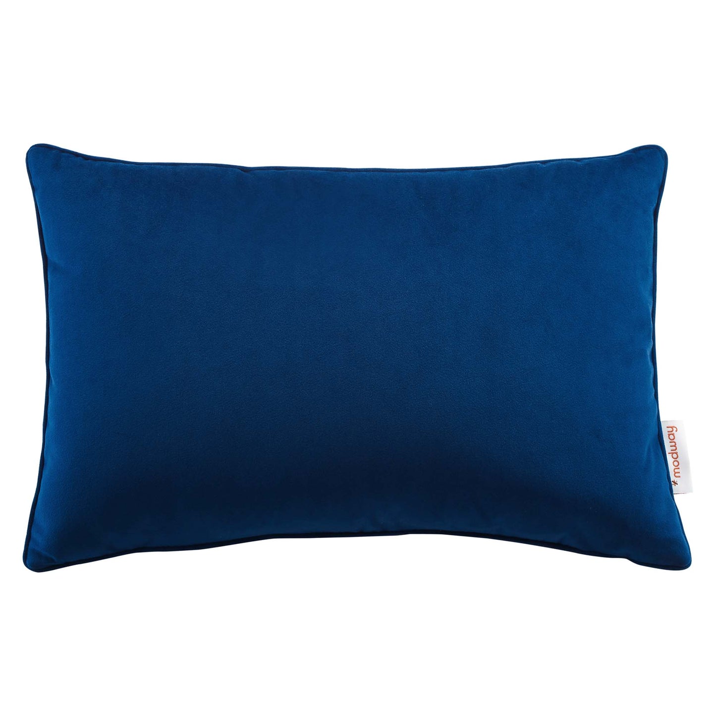 Modway Outlet Enhance 18" Lumbar Performance Velvet Throw Pillow by Modway  Living Room Pillow Navy - EEI-4703-NAV