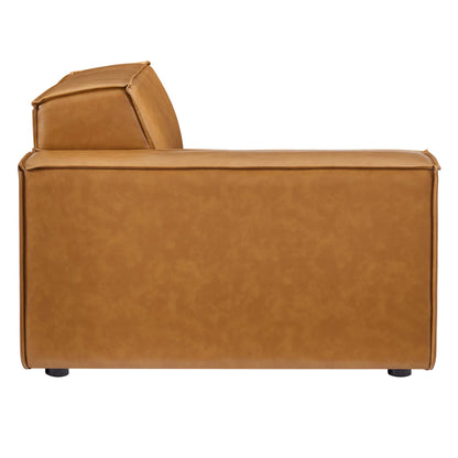 Modway - Restore Vegan Leather Loveseat by Modway  Living Room Sofas and Armchairs Brown - EEI-4707-TAN