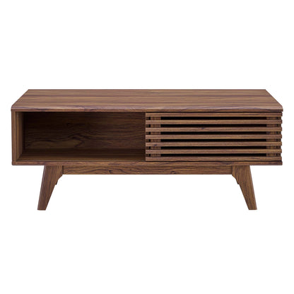 Modway - Render Coffee Table by Modway  Living Room Tables Brown - EEI-4724-WAL