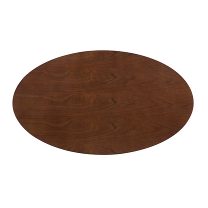 Modway - Verne 48" Oval Dining Table by Modway  Bar and Dining Bar and Dining Tables Brown - EEI-4751-GLD-WAL