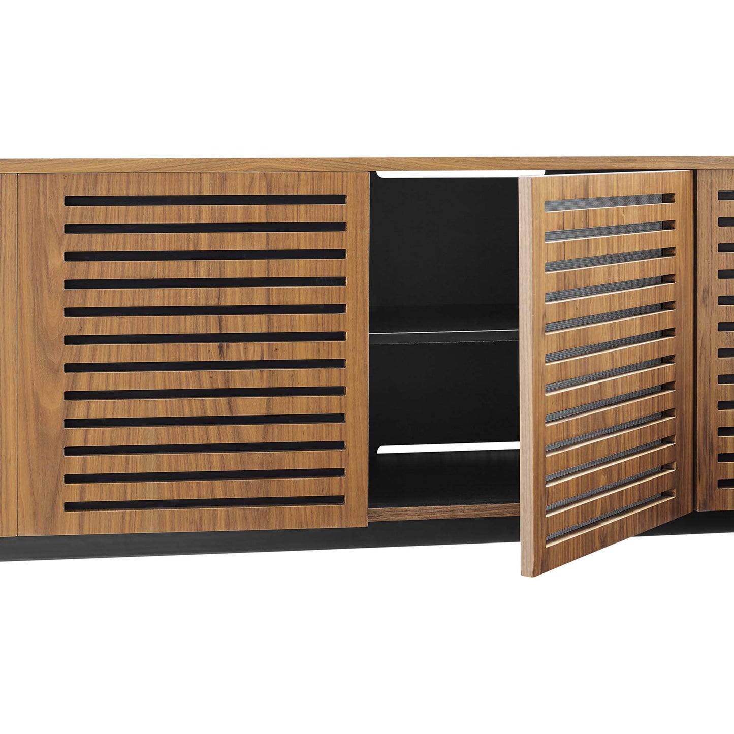 Modway - Parker 73" TV Stand by Modway  Living Room Decor Brown - EEI-4763-WAL