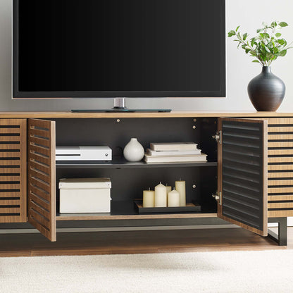 Modway - Parker 73" TV Stand by Modway  Living Room Decor Brown - EEI-4763-WAL