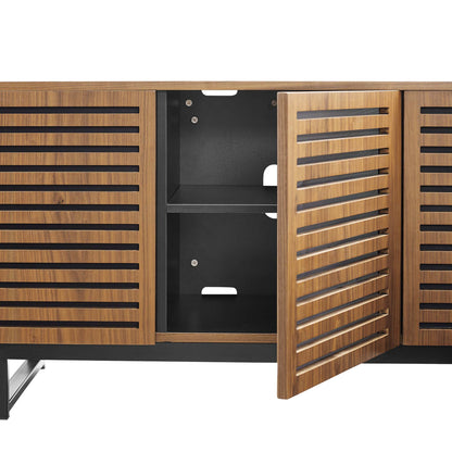 Modway Outlet Parker 55" TV Stand by Modway  Living Room Furniture Walnut - EEI-4764-WAL