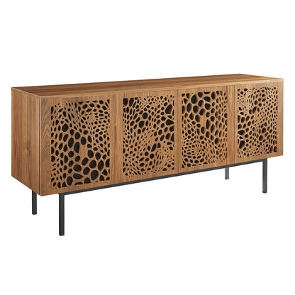 Modway Outlet Yosemite 73" TV Stand by Modway  Living Room Furniture Walnut - EEI-4768-WAL