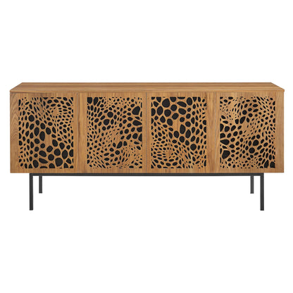 Modway Outlet Yosemite 73" TV Stand by Modway  Living Room Furniture Walnut - EEI-4768-WAL