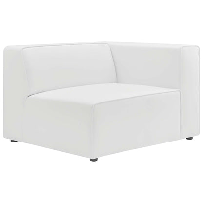 Modway - Mingle 3-Piece Vegan Leather Sectional Sofa by Modway  Living Room Sofas and Armchairs White - EEI-4789-WHI