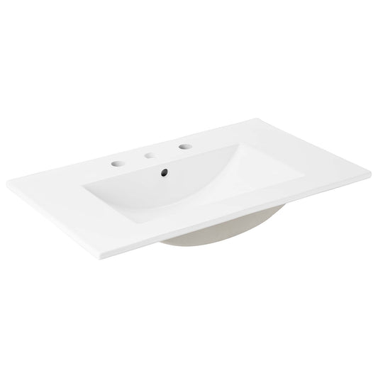 Modway - Cayman 30" Bathroom Sink by Modway  Bathroom Vanities White - EEI-4837-WHI