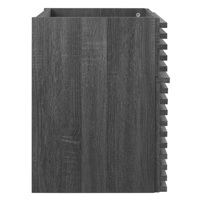 Modway Outlet Render 18" Wall-Mount Bathroom Vanity Cabinet (Sink Basin Not Included) by Modway  Bathroom Furniture Charcoal - EEI-4848-CHA