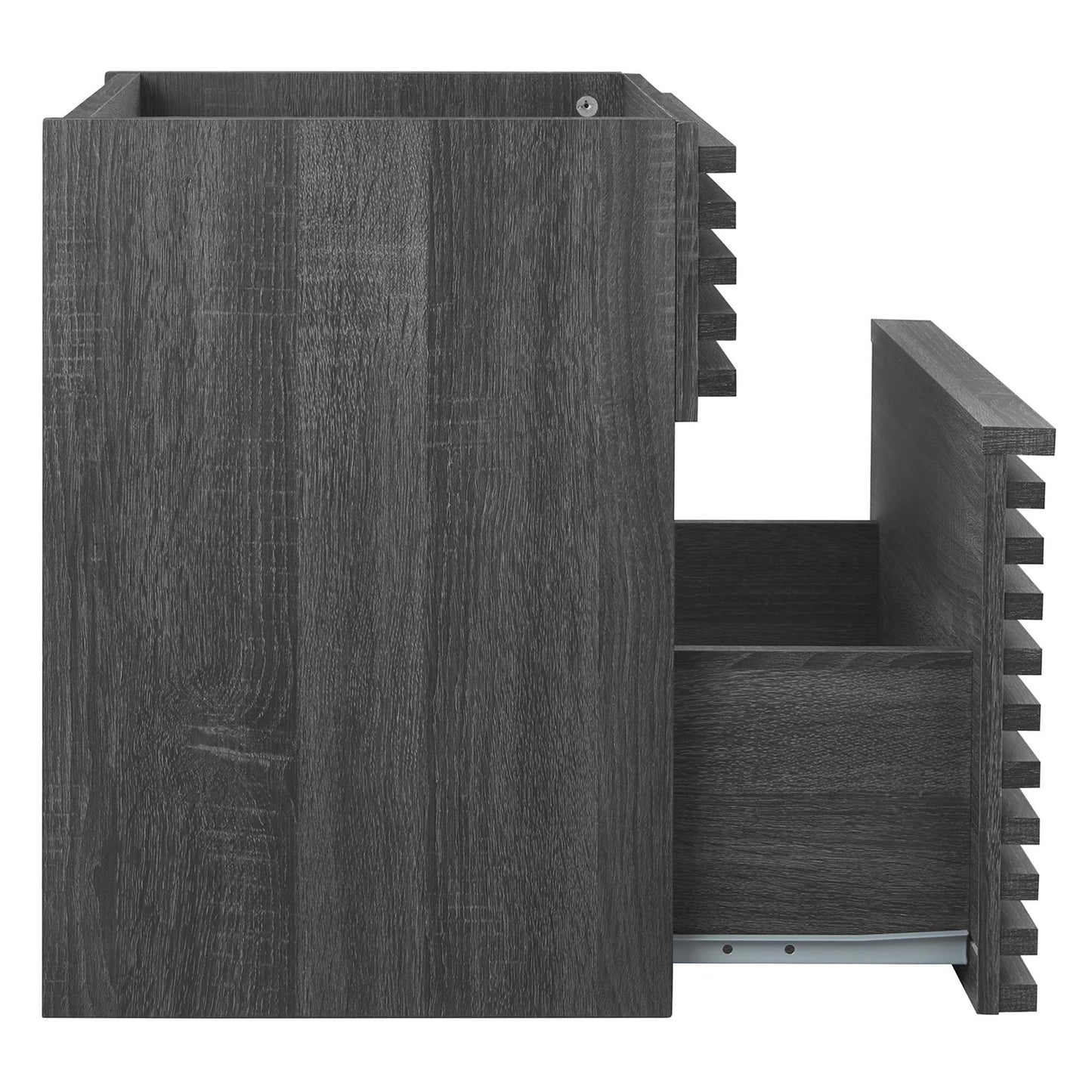 Modway Outlet Render 18" Wall-Mount Bathroom Vanity Cabinet (Sink Basin Not Included) by Modway  Bathroom Furniture Charcoal - EEI-4848-CHA