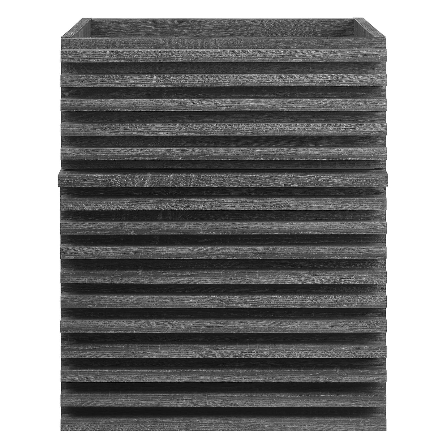 Modway Outlet Render 18" Wall-Mount Bathroom Vanity Cabinet (Sink Basin Not Included) by Modway  Bathroom Furniture Charcoal - EEI-4848-CHA