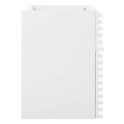 Modway Outlet Render 18" Wall-Mount Bathroom Vanity Cabinet (Sink Basin Not Included) by Modway  Bathroom Furniture White - EEI-4848-WHI