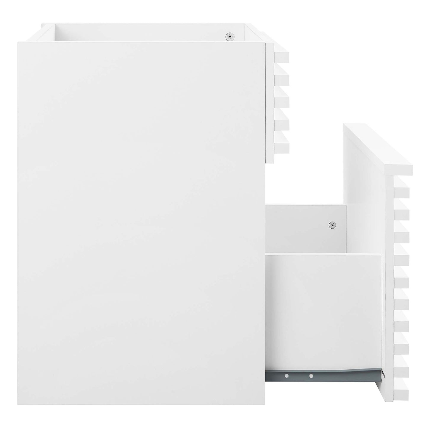 Modway Outlet Render 18" Wall-Mount Bathroom Vanity Cabinet (Sink Basin Not Included) by Modway  Bathroom Furniture White - EEI-4848-WHI