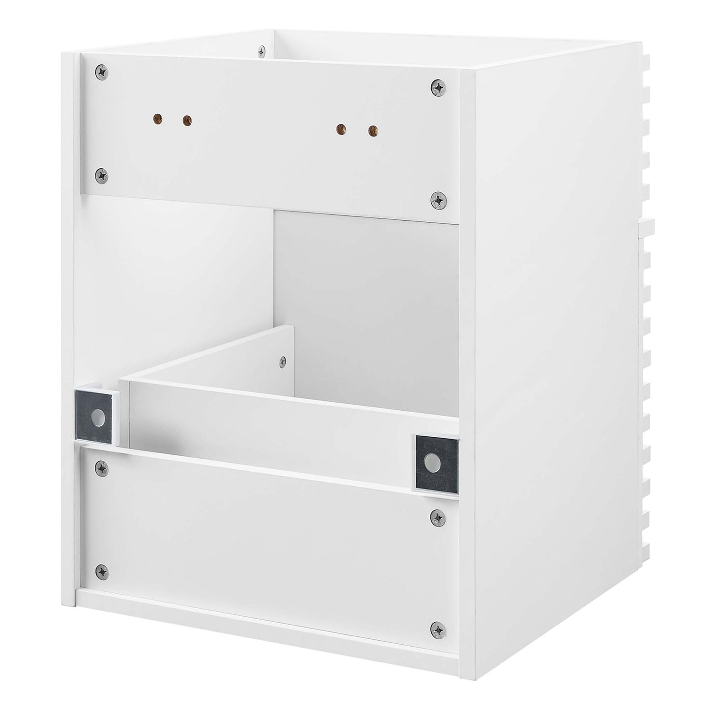 Modway Outlet Render 18" Wall-Mount Bathroom Vanity Cabinet (Sink Basin Not Included) by Modway  Bathroom Furniture White - EEI-4848-WHI