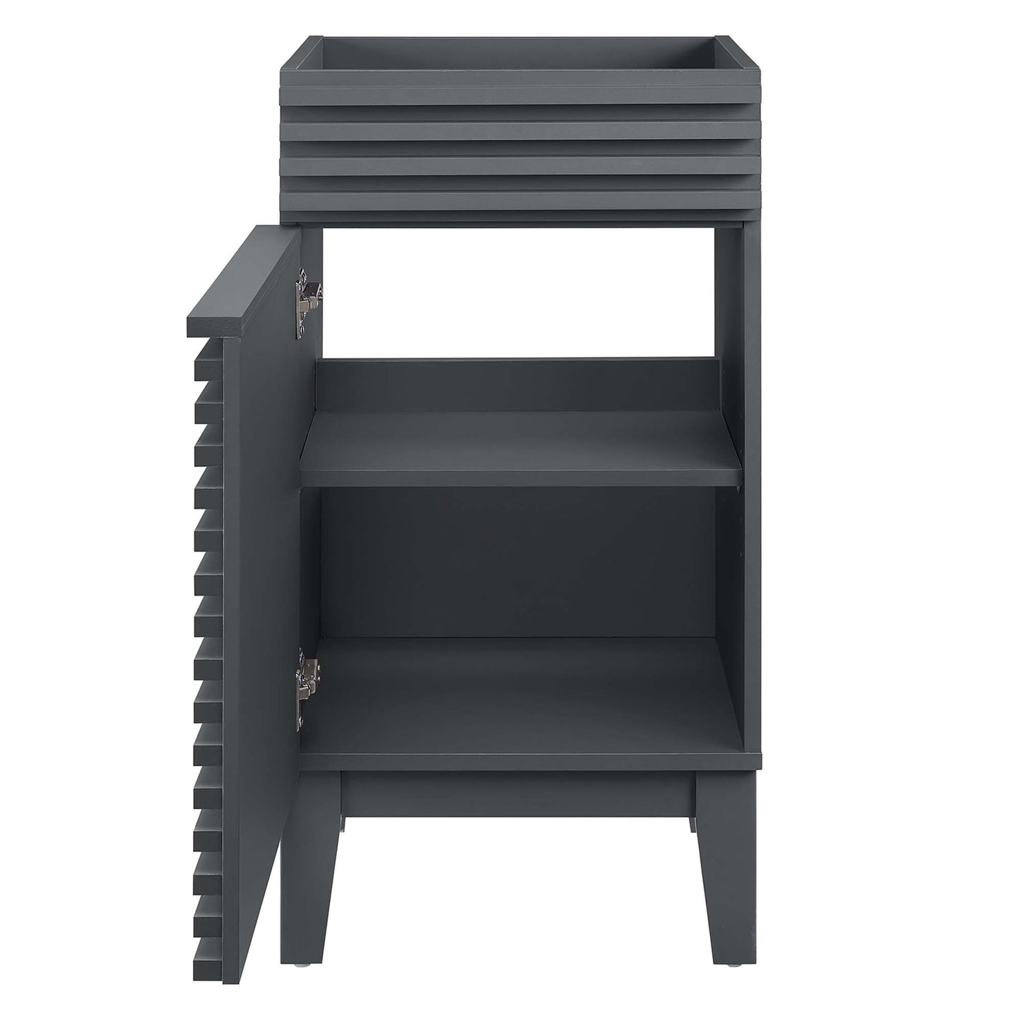 Modway Outlet Render 18" Bathroom Vanity Cabinet (Sink Basin Not Included) by Modway  Bathroom Furniture Gray - EEI-4849-GRY