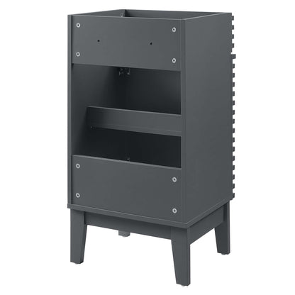 Modway Outlet Render 18" Bathroom Vanity Cabinet (Sink Basin Not Included) by Modway  Bathroom Furniture Gray - EEI-4849-GRY