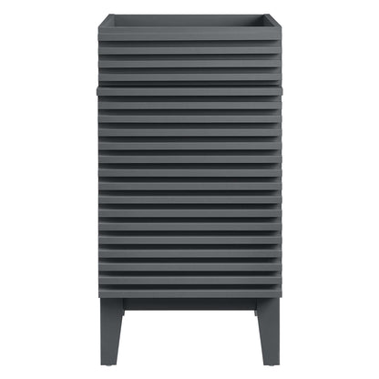 Modway Outlet Render 18" Bathroom Vanity Cabinet (Sink Basin Not Included) by Modway  Bathroom Furniture Gray - EEI-4849-GRY