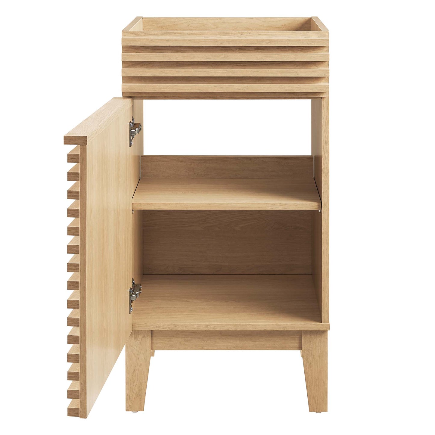 Modway - Render 18" Bathroom Vanity Cabinet (Sink Basin Not Included) by Modway  Bathroom Vanities Brown - EEI-4849-OAK