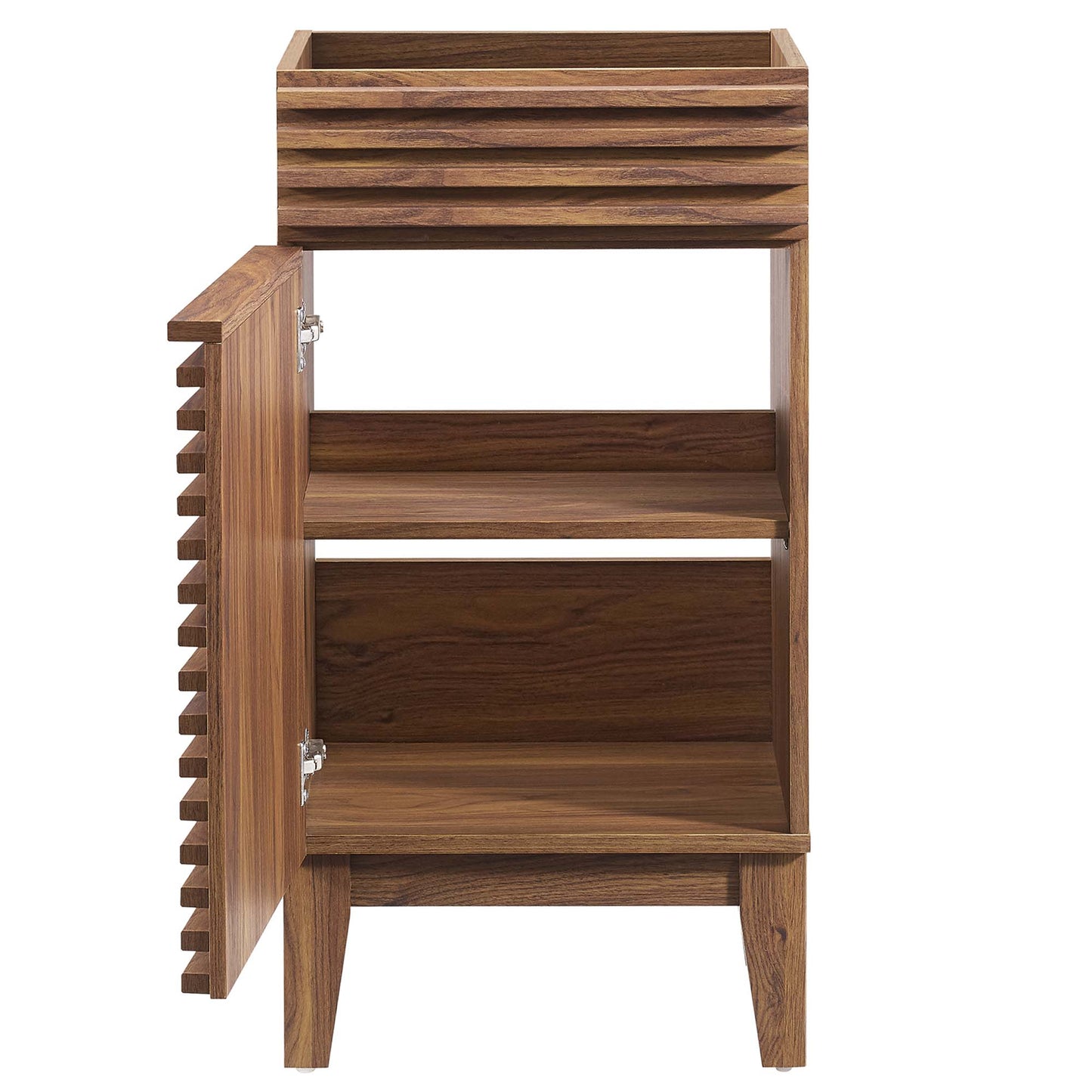 Modway - Render 18" Bathroom Vanity Cabinet (Sink Basin Not Included) by Modway  Bathroom Vanities Brown - EEI-4849-WAL